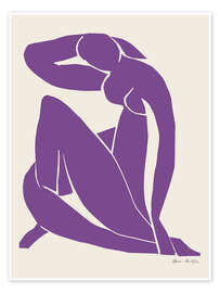 Poster Purple Nude