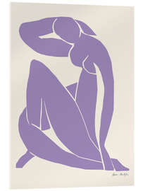 Acrylglasbild Lavender Nude - Henri Matisse