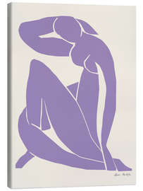 Leinwandbild Lavender Nude - Henri Matisse
