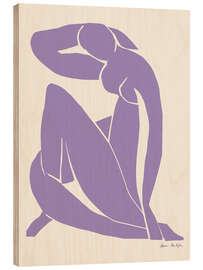 Holzbild Lavender Nude - Henri Matisse