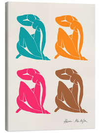 Leinwandbild Vibrant Nude Composition