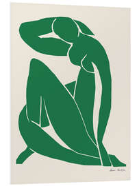 Hartschaumbild Forest Green Nude