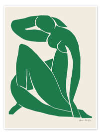 Poster Forest Green Nude
