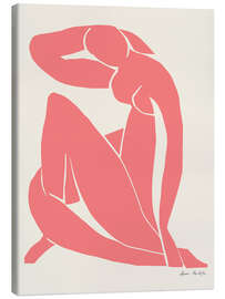 Leinwandbild Coral Red Nude - Henri Matisse