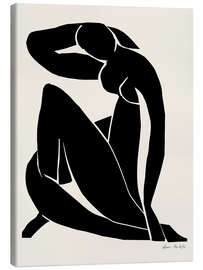 Leinwandbild Black Nude