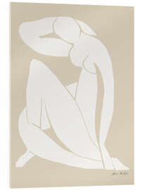 Acrylglasbild White Nude