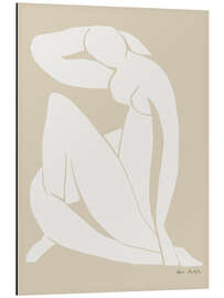 Alubild White Nude