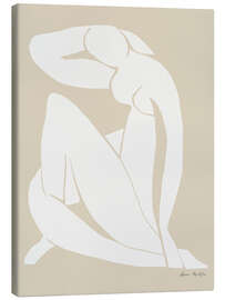 Leinwandbild White Nude