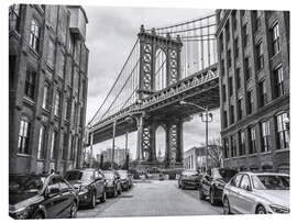 Leinwandbild Über die Manhattan Bridge spazieren gehen - Assaf Frank