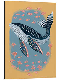 Alubild Der Wal und der kleine Fisch - Branka Kodžoman