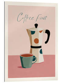 Quadro em plexi-alumínio Polka Dot Morning - Branka Kodžoman