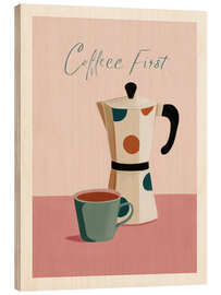 Holzbild Polka Dot Morning - Branka Kodžoman