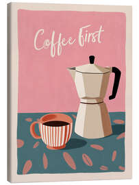 Leinwandbild Coffee First II - Branka Kodžoman