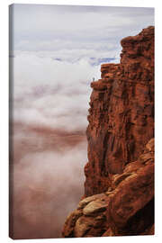 Leinwandbild Blick über die Wolken im Canyonlands-Nationalpark, Utah - Martin Podt