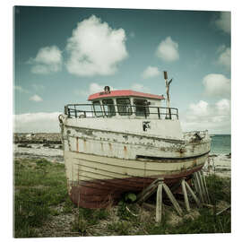 Acrylglasbild Kleines Fischerboot - Denis Feiner