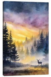 Leinwandbild Morgennebel - Steffen Gierok