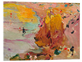 Acrylglasbild Strand von Biarritz - Joaquín Sorolla y Bastida