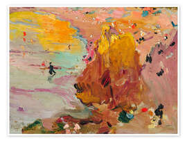 Wandbild Strand von Biarritz - Joaquín Sorolla y Bastida