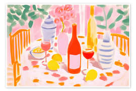 Poster Mittelmeer Dolce Vita