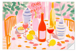 Wandsticker Mittelmeer Dolce Vita