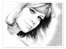 Wandbild Hildegard Knef - Zeitlose Ikone - Dirk Richter