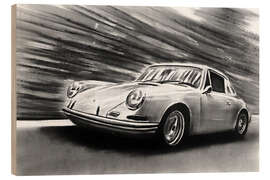 Holzbild Die Straße vergisst nicht - Denny Stoekenbroek