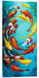 Acrylglasbild Fische in Harmonie - Olha Darchuk