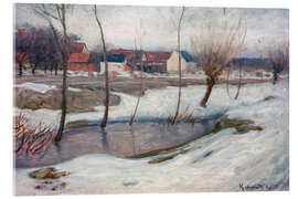 Acrylglasbild Winter - Leopold Graf von Kalckreuth