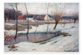 Wandbild Winter - Leopold Graf von Kalckreuth