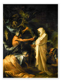 Wandbild Saul mit der Totenbeschwörerin von Endor, 1668 - Salvator Rosa
