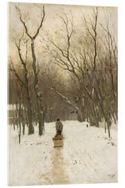 Acrylic print Winter in the Scheveningse Bosjes - Anton Mauve