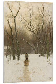 Tableau en aluminium Winter in the Scheveningse Bosjes - Anton Mauve