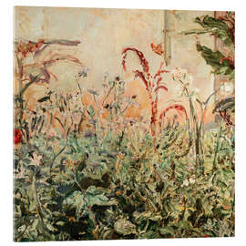 Acrylglasbild Gräser und Schmetterlinge, 1917 - Max Slevogt