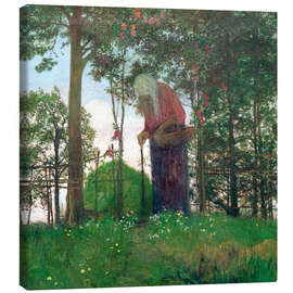 Leinwandbild Kräuterhexe, 1898 - Heinrich Vogeler