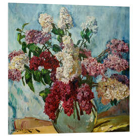 Hartschaumbild Flieder, 1932