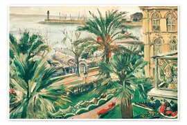 Wandbild Mentone, Frankreich - Lovis Corinth