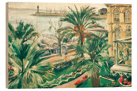 Holzbild Mentone, Frankreich - Lovis Corinth