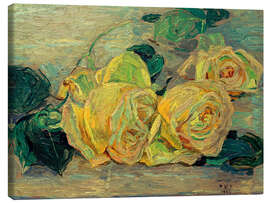 Leinwandbild Maréchal-Niel-Rosen, 1909 - Heinrich Vogeler