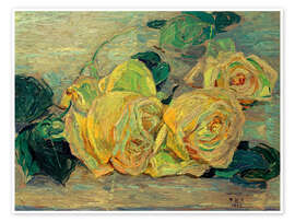 Wandbild Maréchal-Niel-Rosen, 1909 - Heinrich Vogeler