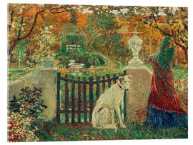 Acrylglasbild Herbstgarten, 1903 - Heinrich Vogeler