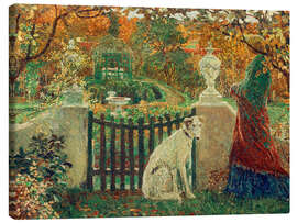 Leinwandbild Herbstgarten, 1903 - Heinrich Vogeler