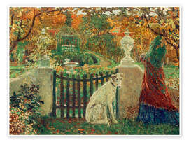 Wandbild Herbstgarten, 1903 - Heinrich Vogeler