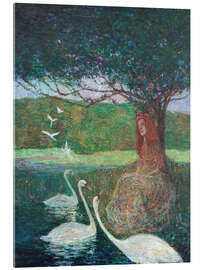 Quadro em acrílico Swan Fairy Tale, 1899 - Heinrich Vogeler