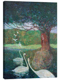 Leinwandbild Schwanenmärchen, 1899 - Heinrich Vogeler
