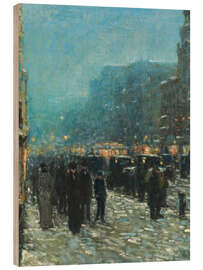 Holzbild Broadway und 42. Straße, 1902 - Frederick Childe Hassam