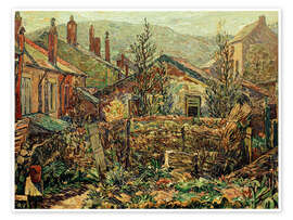 Wandbild Dorf in den Karpaten, 1915 - Heinrich Vogeler