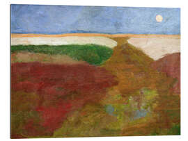 Quadro em plexi-alumínio Moon above Fields, 1900 - Paula Modersohn-Becker