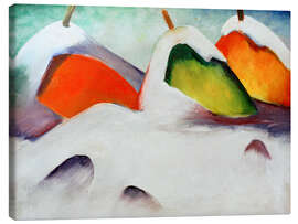 Leinwandbild Heuhaufen im Schnee - Franz Marc