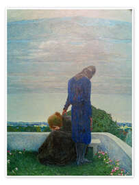 Wandbild Abschied, 1898 - Heinrich Vogeler