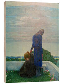 Holzbild Abschied, 1898 - Heinrich Vogeler